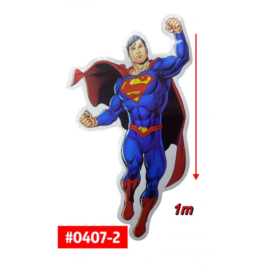 CALCOMANIA SUPERMAN #0407-2