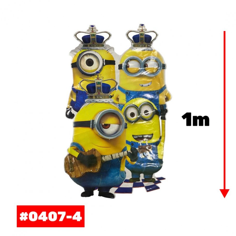 CALCOMANIA MINIONS #0407-4