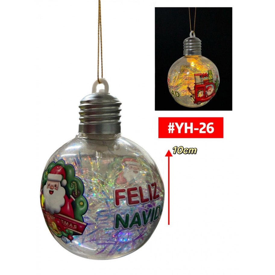 BAMBALINA CON LUCES DE NAVIDAD #YH-26  P.U