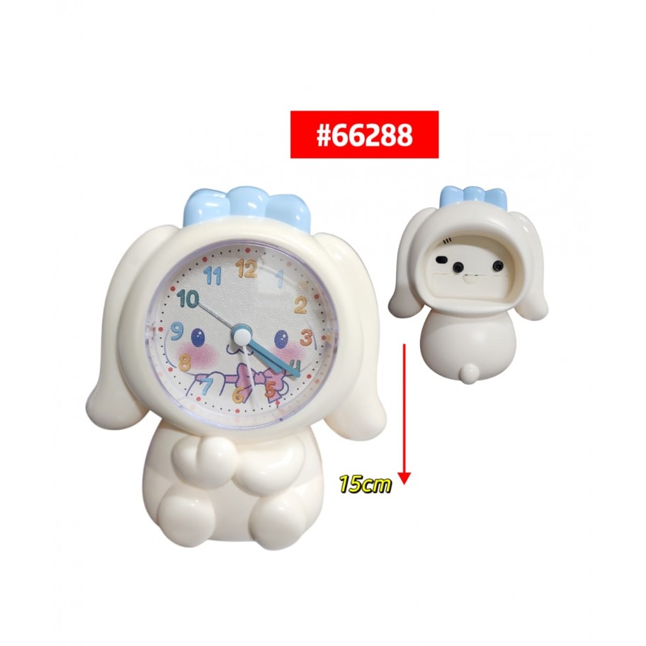 RELOJ DESPERTADOR CINNAMOROLL #66288 P.U