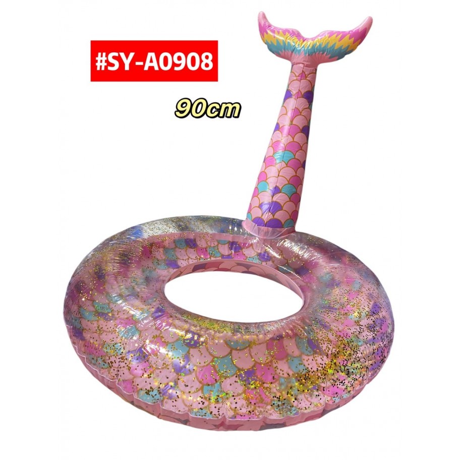 FLOTADOR COLA DE SIRENA 90CM #SY-A0908