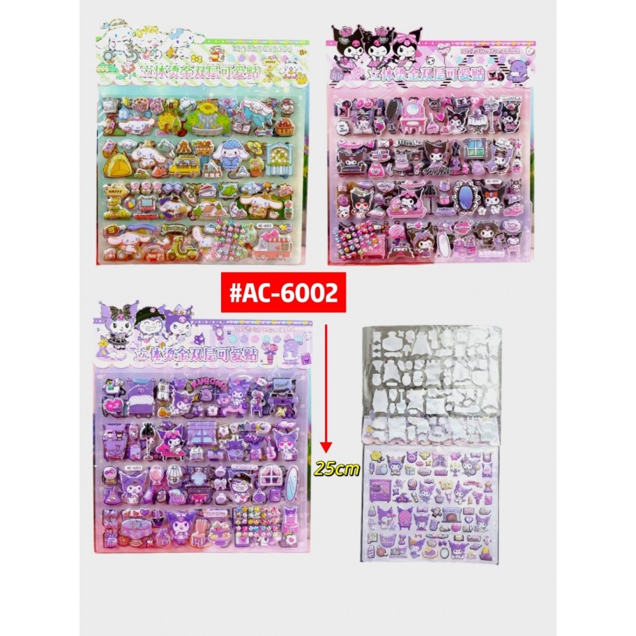 STICKERS #AC-6002 P.U