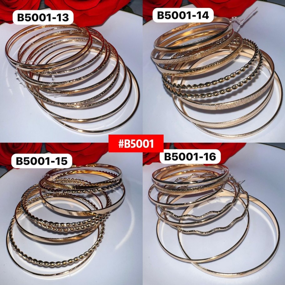 JUEGO DE PULSERAS #B5001 P.U