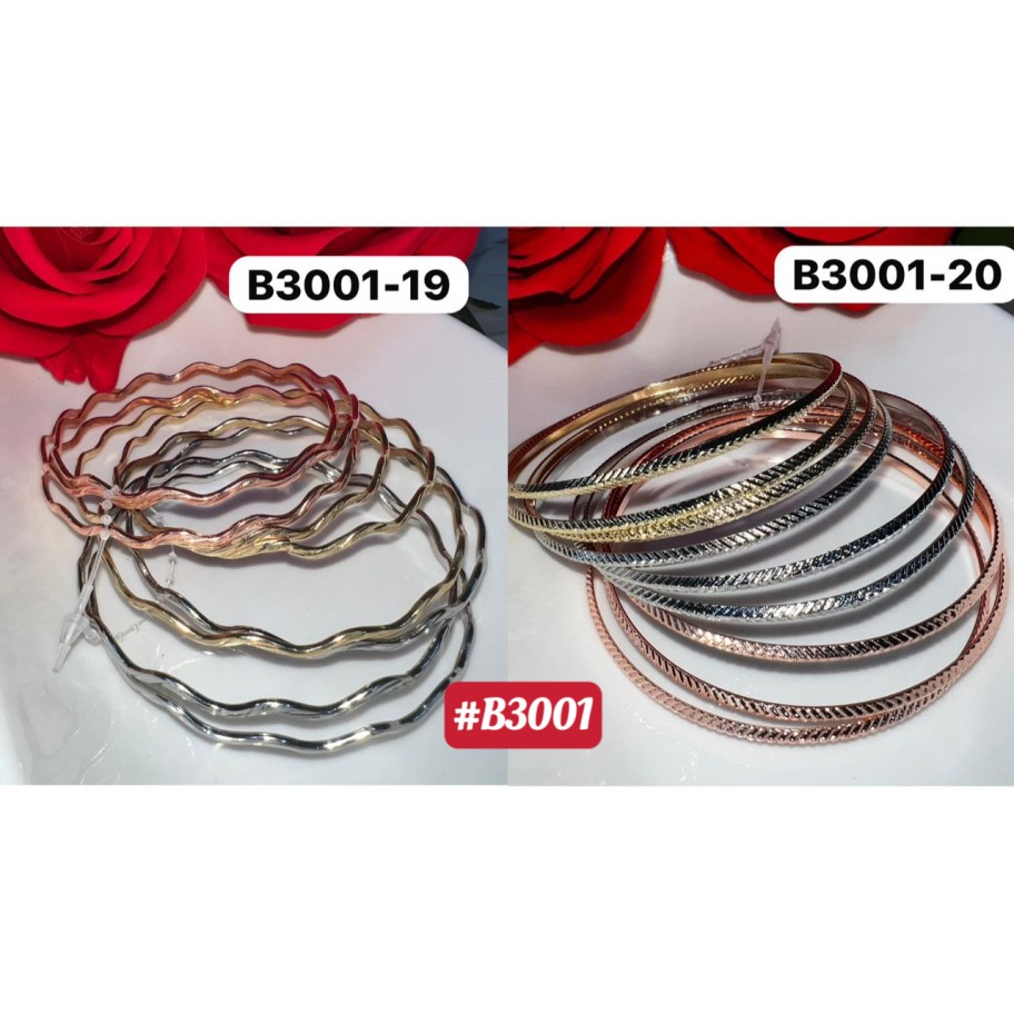 JUEGO DE PULSERAS #B3001 P.U