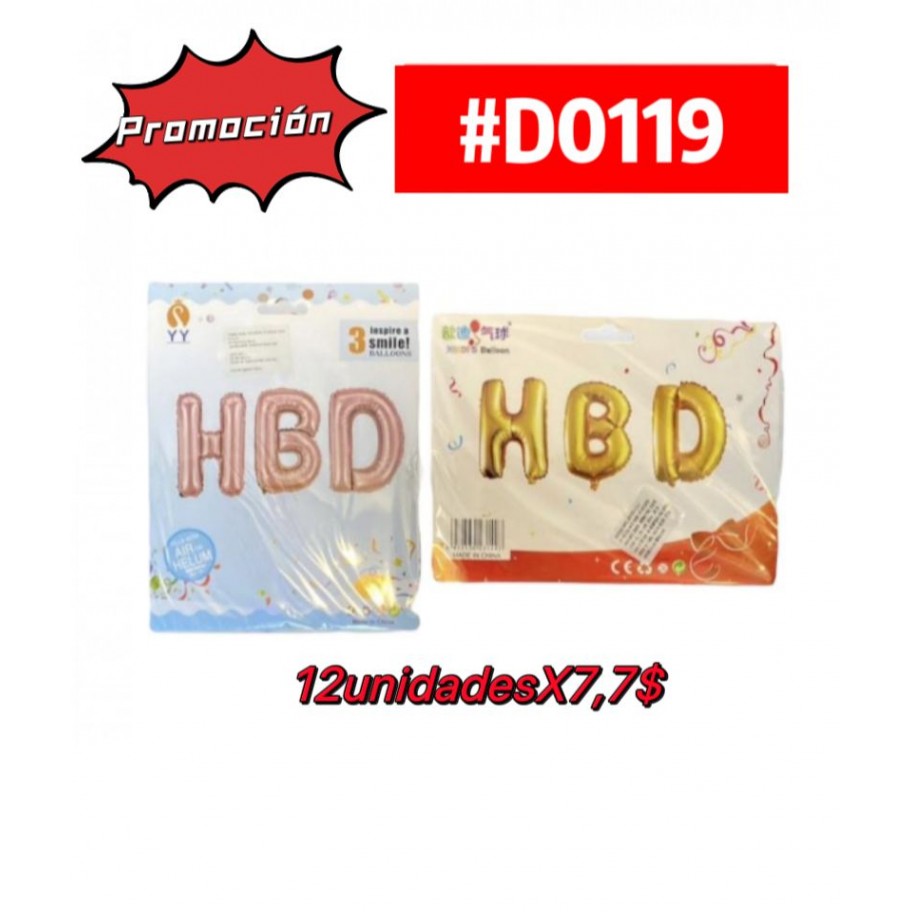 KIT HBD *12 #D0119 PROMO