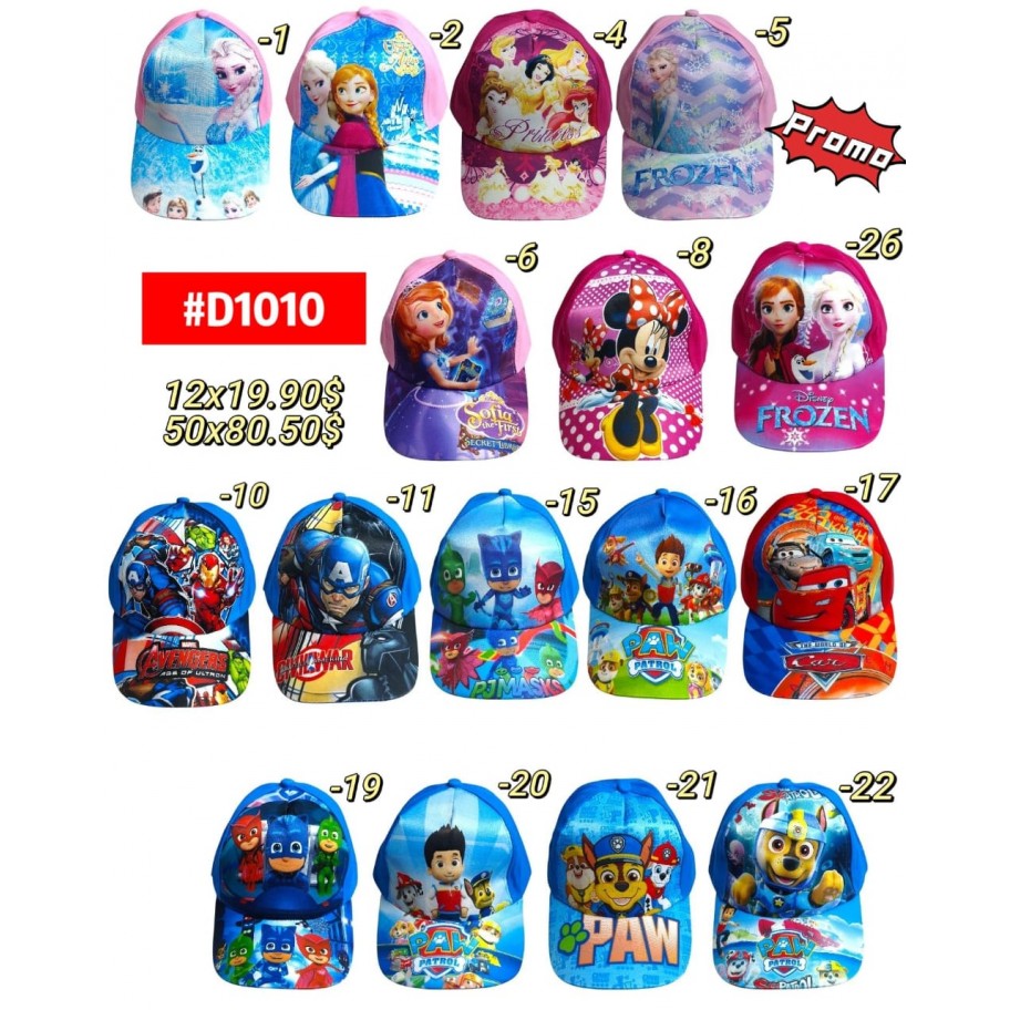 GORRA INFANTIL *12 #D1010 PROMO