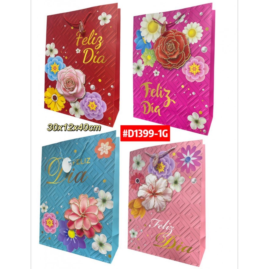 BOLSAS GRANDES DE REGALO 12uds #D1399-1G