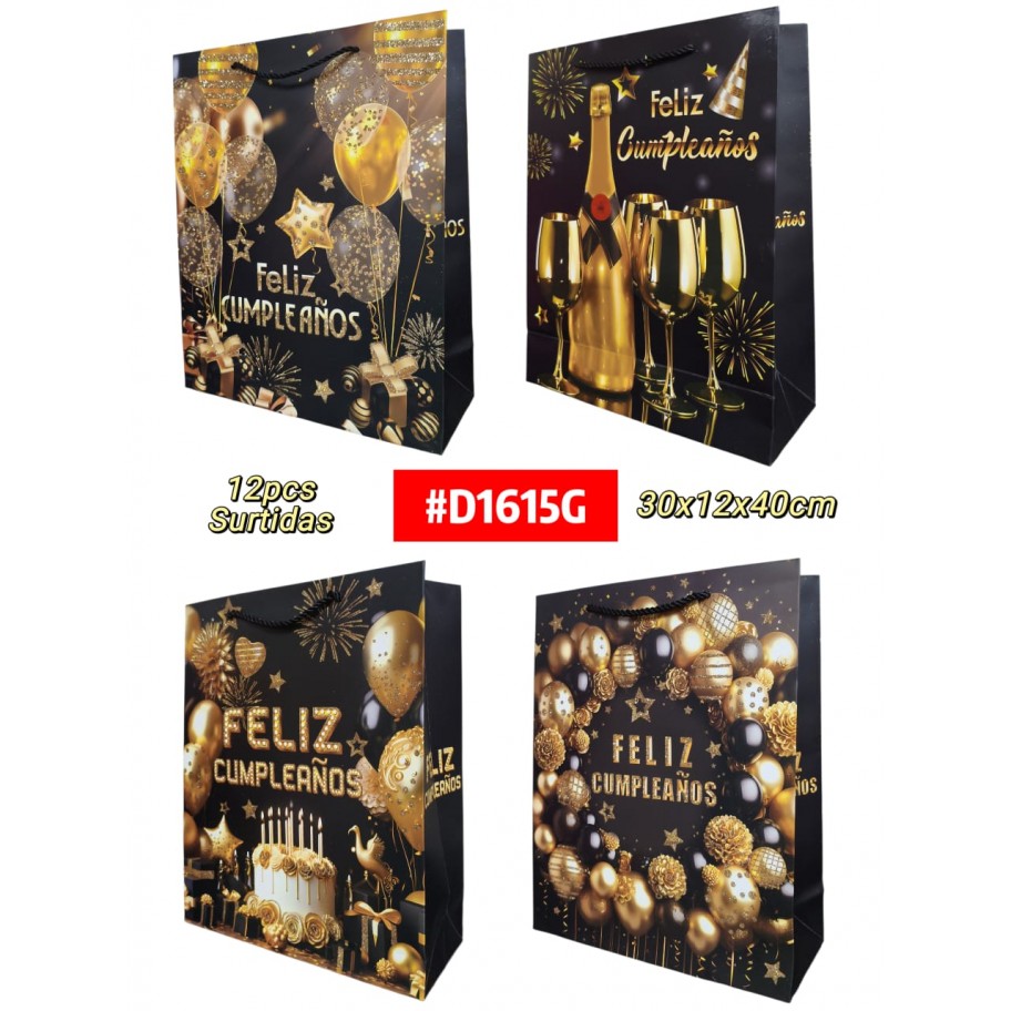 BOLSAS GRANDE DE REGALO 12uds #D1615G