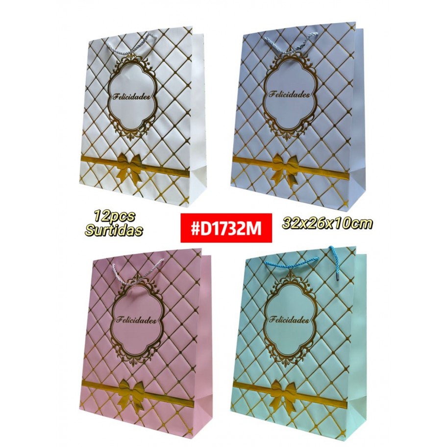 BOLSAS MEDIANAS DE REGALO 12uds #D1732M