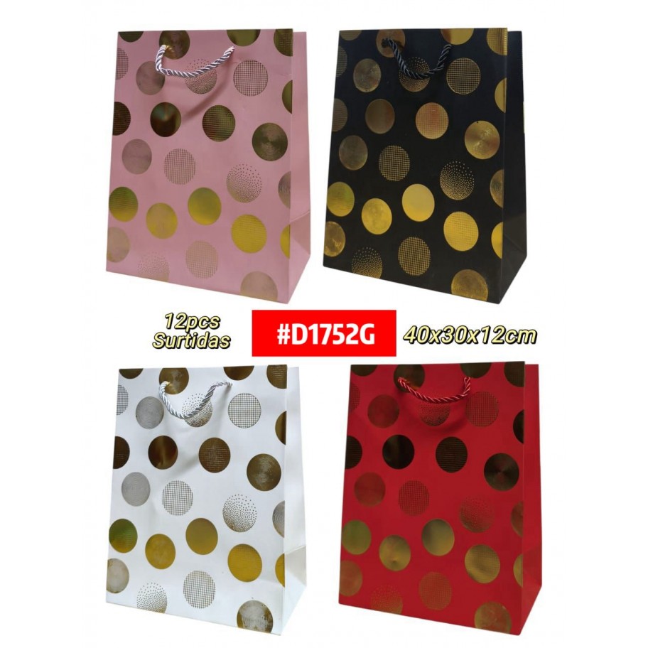 BOLSAS GRANDE DE REGALO 12uds #D1752G