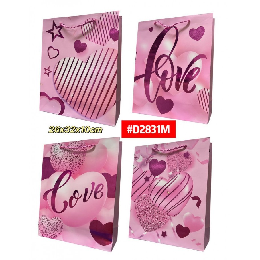 BOLSAS MEDIANAS DE REGALO 12uds #D2831M