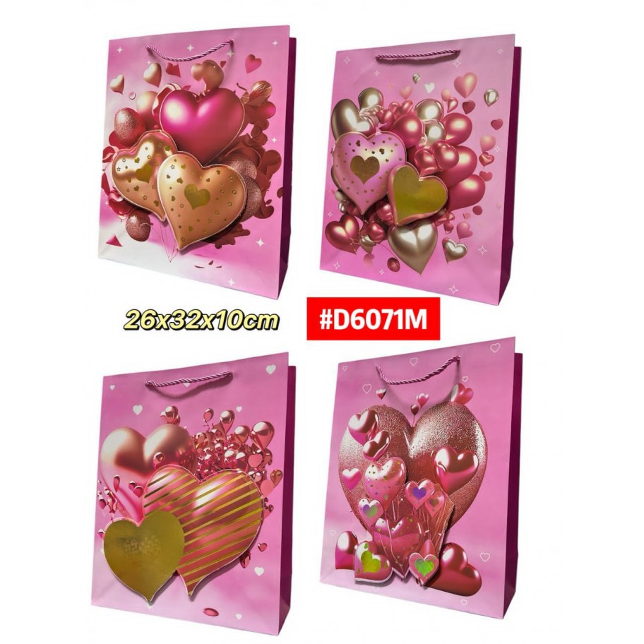 BOLSAS MEDIANAS DE REGALO  12uds #D6071M