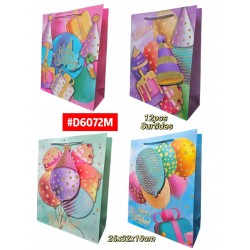 BOLSAS MEDIANAS DE REGALO 12uds #D6072M