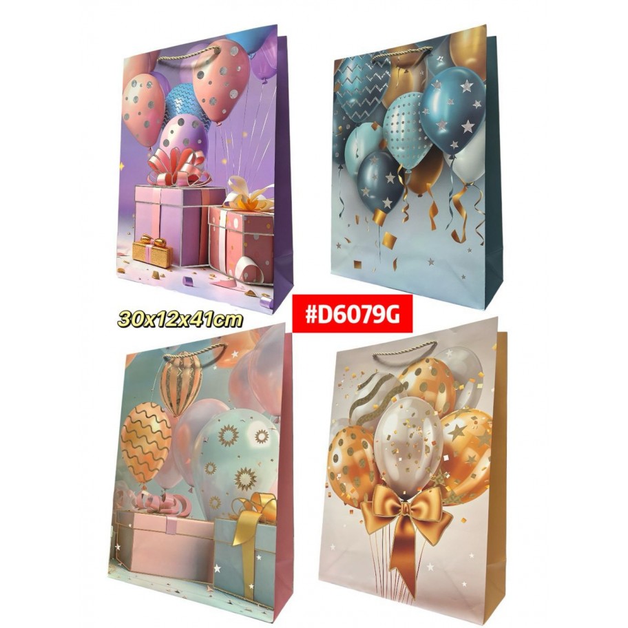 BOLSAS GRANDE DE REGALO 12uds #D6079G