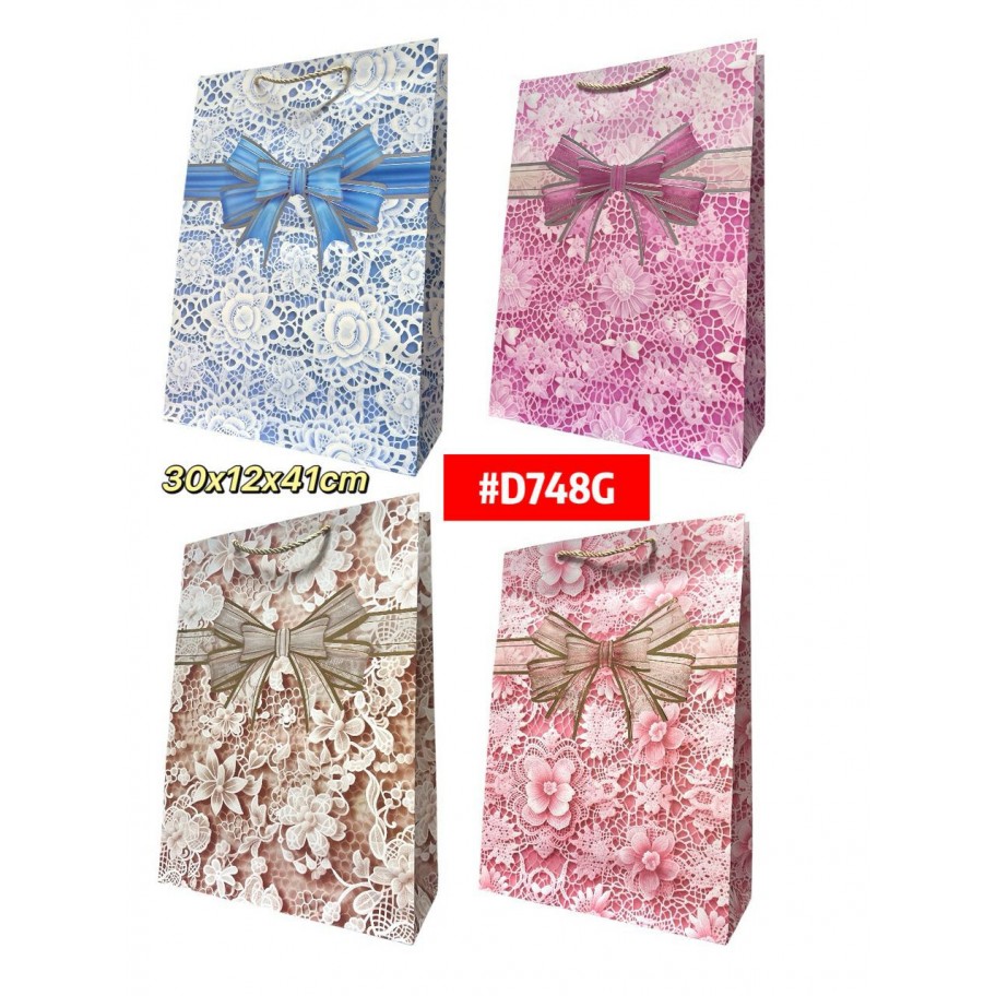 BOLSAS GRANDE DE REGALO 12uds #D748G