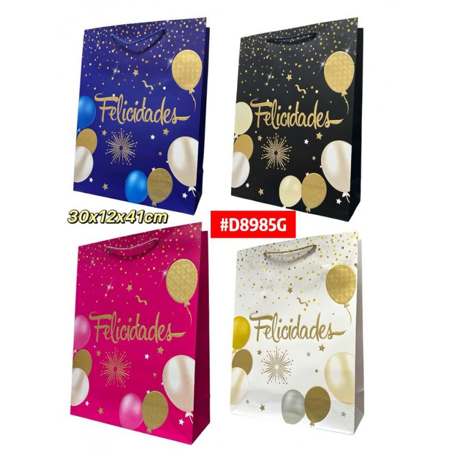 BOLSAS GRANDE DE REGALO 12uds #D8985G