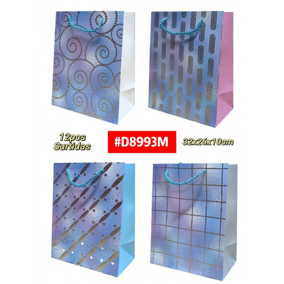 BOLSAS MEDIANAS DE REGALO 12uds #D8993M