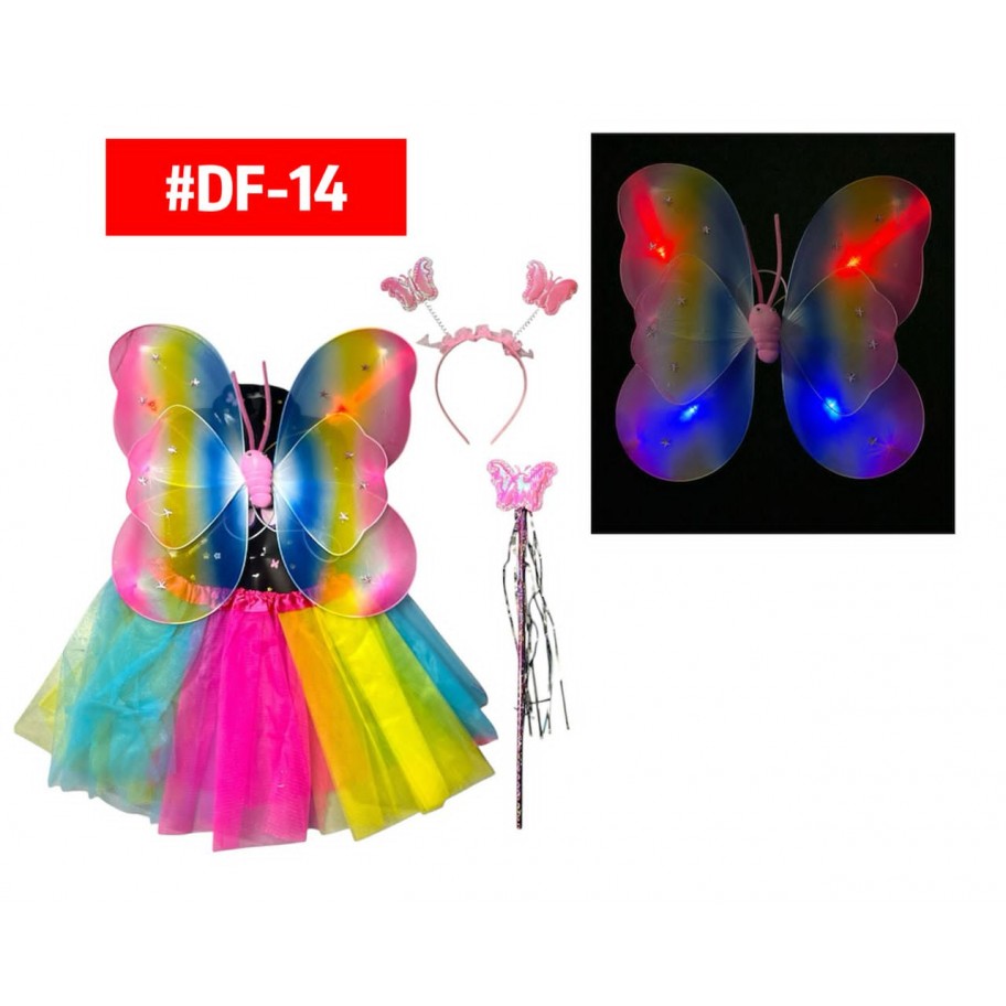 DISFRAZ DE MARIPOSA CON LUCES #DF-14