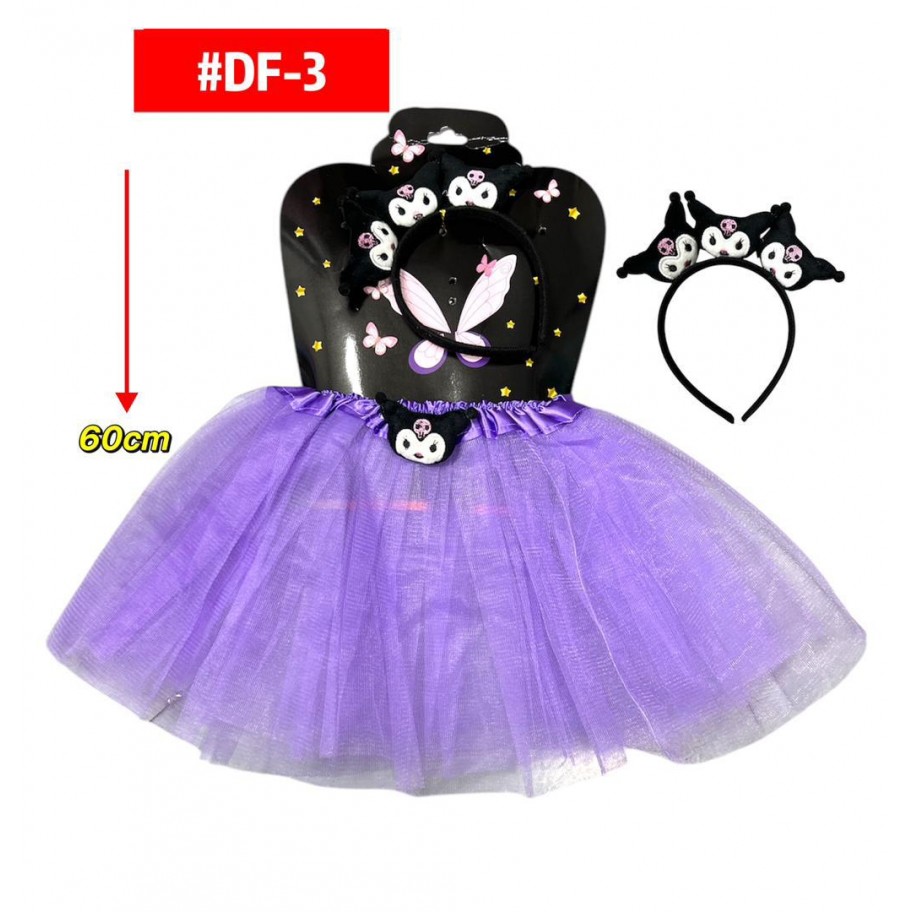 DISFRAZ KUROMI NEGRO #DF-3