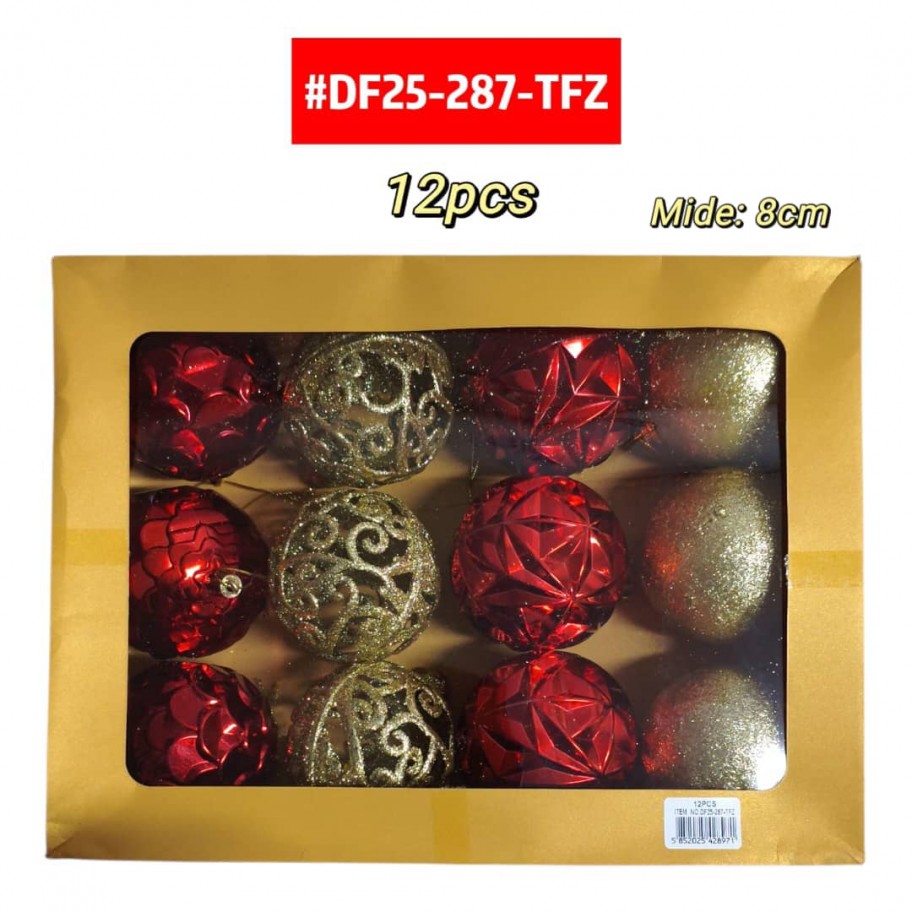 SET DE BAMBALINAS 12pcs #DF25-287-TFZ