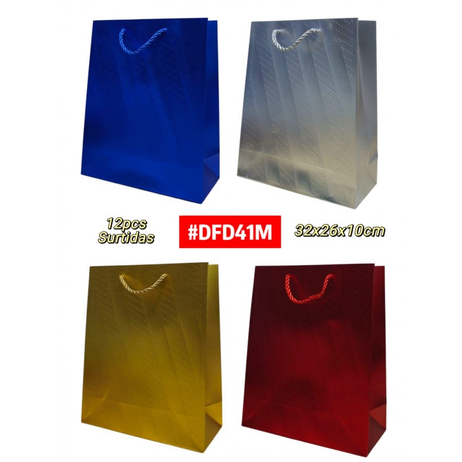 BOLSAS MEDIANAS DE REGALO 12uds #DFD41M