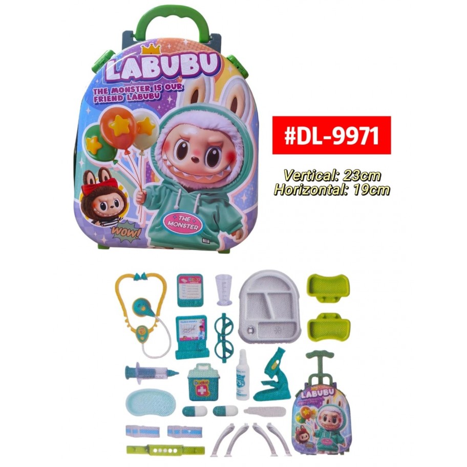 MALETA LABUBU CON JUGUETES #DL-9971 PROMO