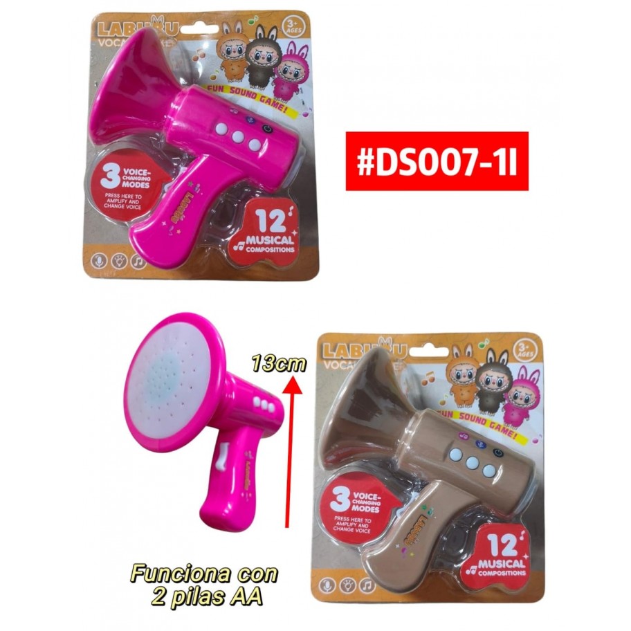 MEGAFONO MUSICAL LABUBU #DS007-1I PROMO