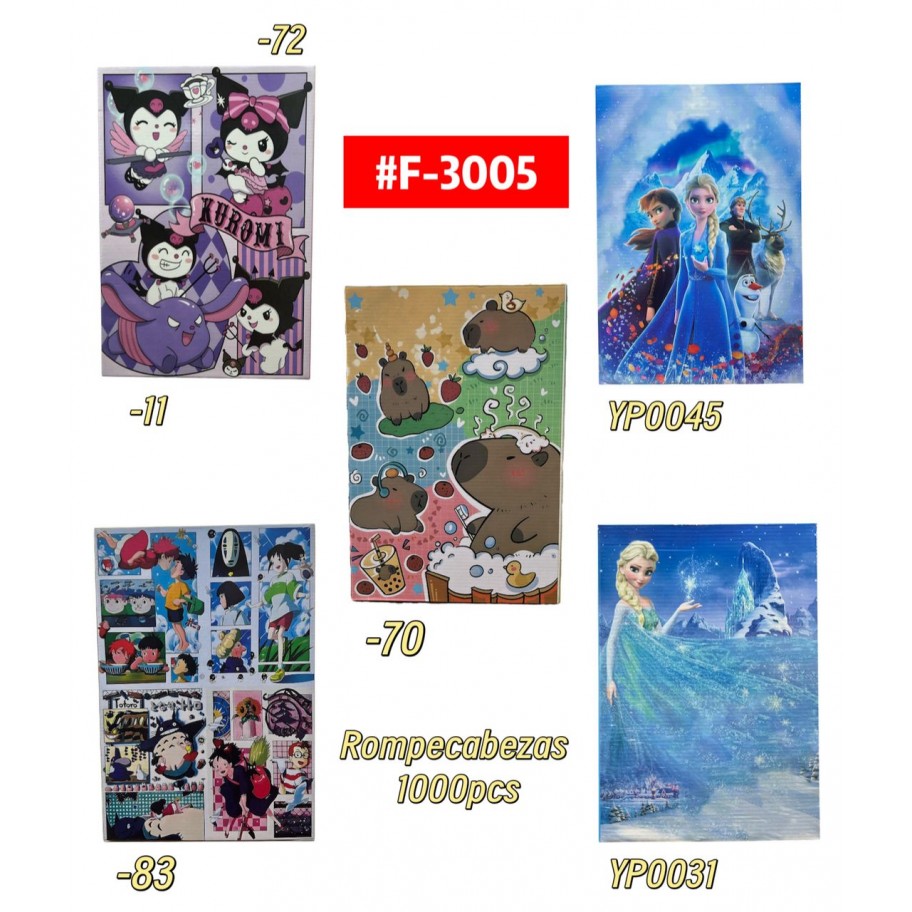 ROMPECABEZAS 1000pcs #F-3005