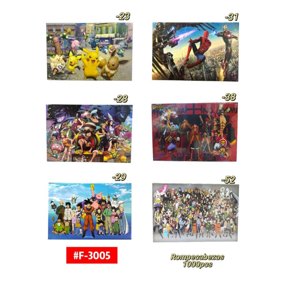 ROMPECABEZAS 1000pcs #F-3005