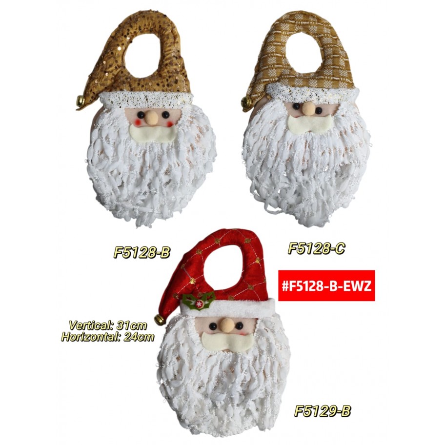 COLGANTE NAVIDEÑO SANTA #F5128-B-EWZ
