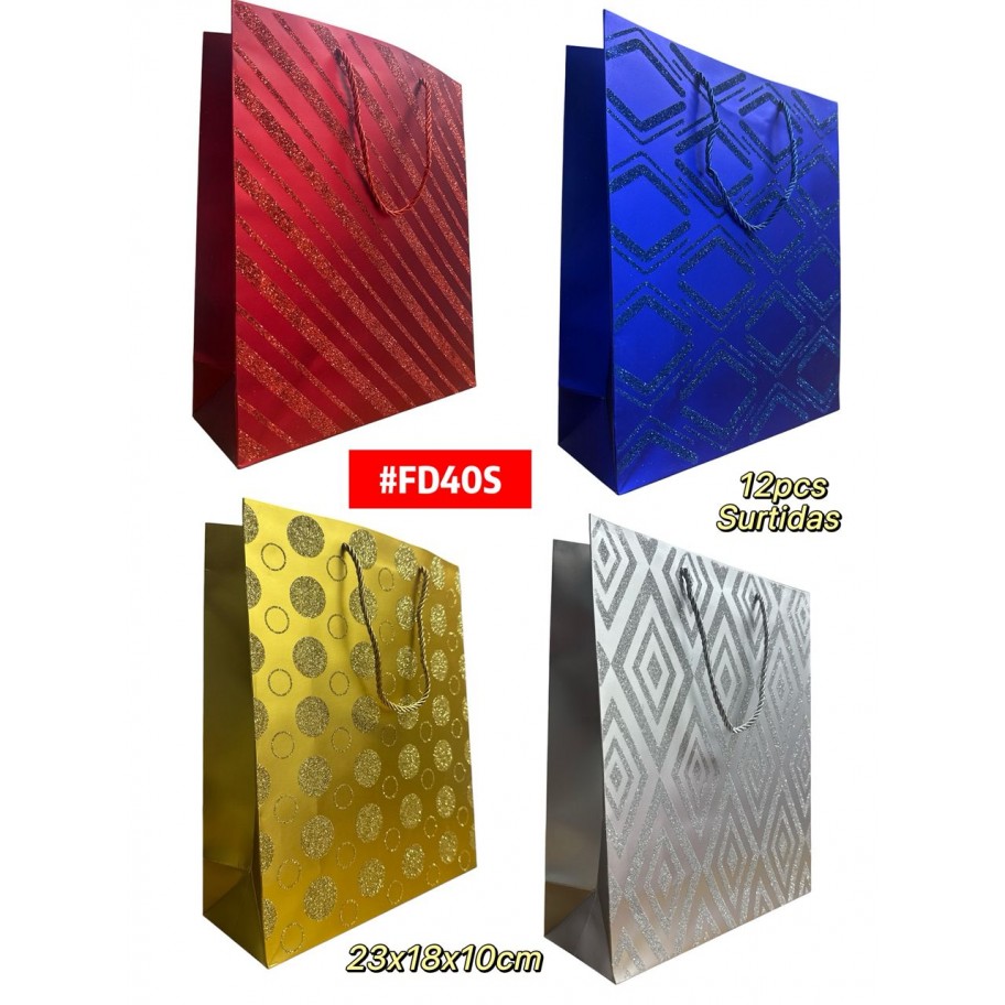 BOLSAS PEQUEÑAS DE REGALO 12uds #FD40S