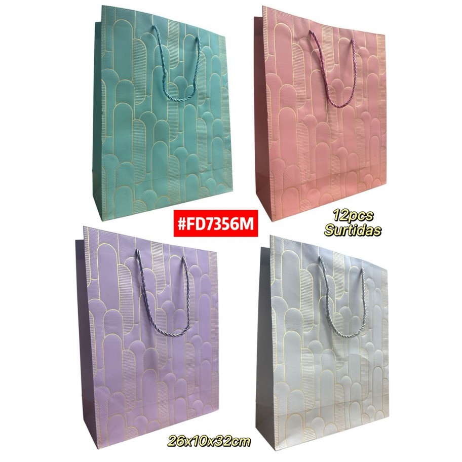 BOLSAS MEDIANAS DE REGALO 12uds #FD7356M