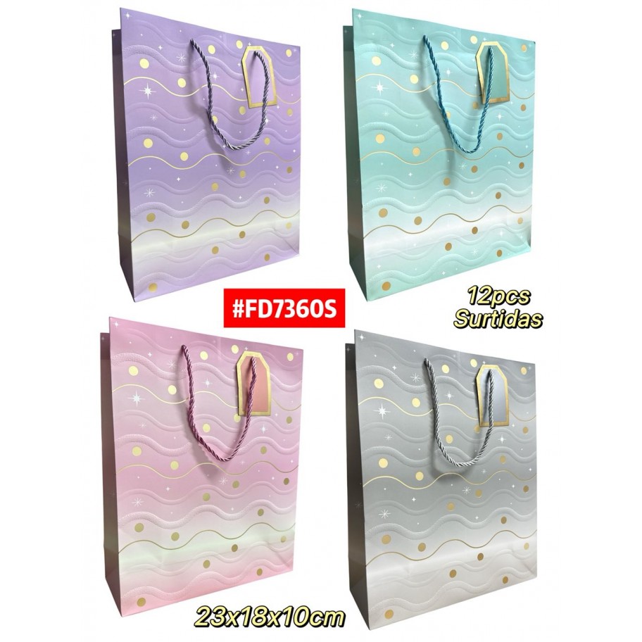 BOLSAS PEQUEÑAS DE REGALO 12uds #FD7360S