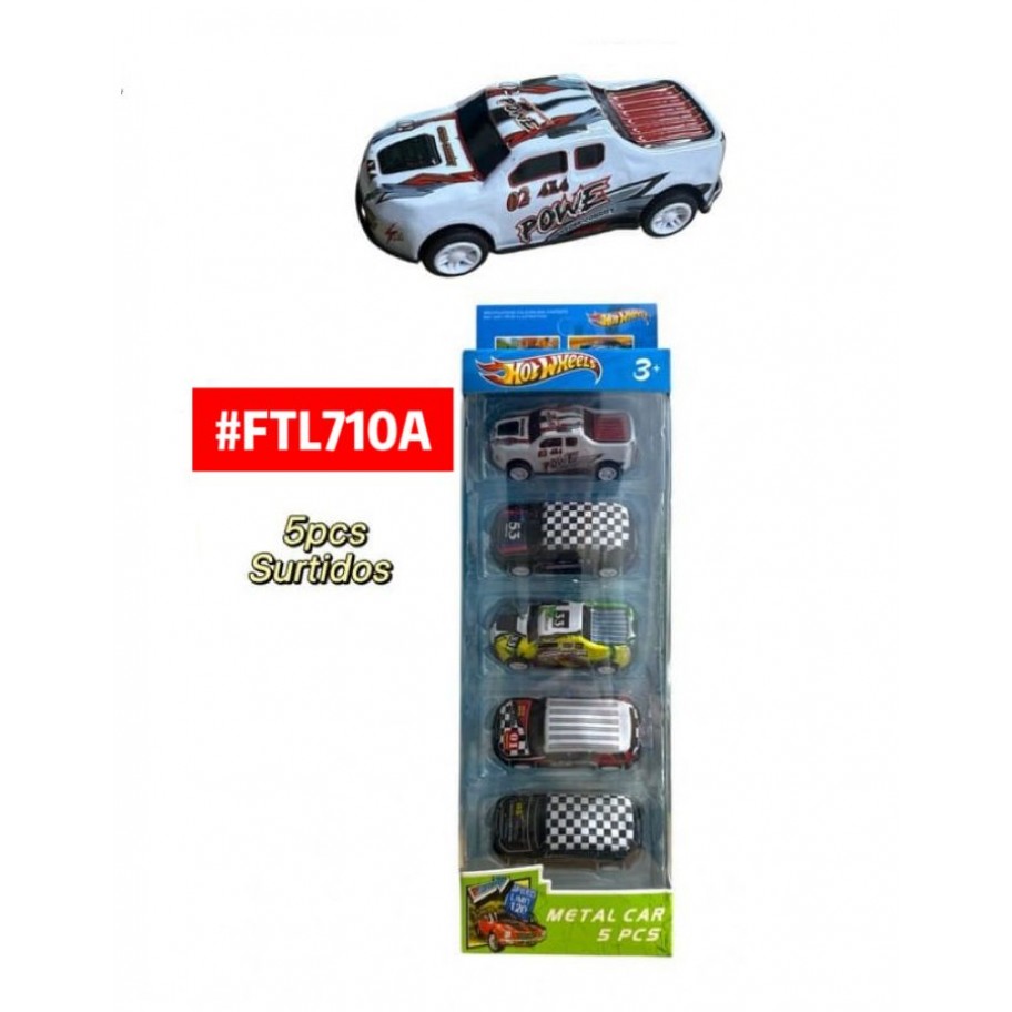 CARRITOS HOT WHEELS 5pcs #FTL710A