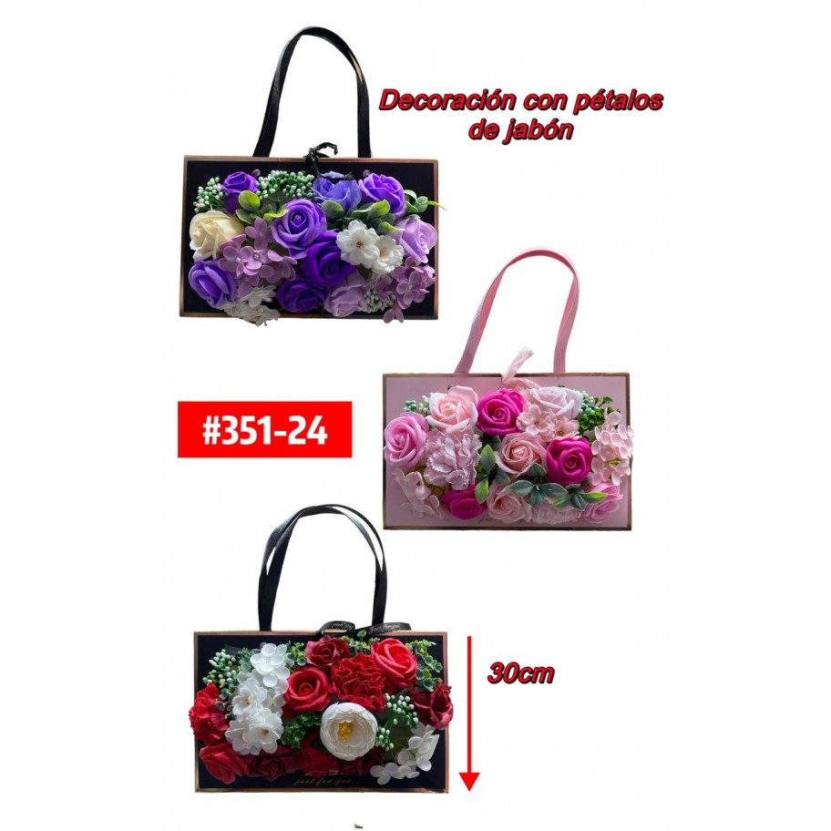 BOLSA DE ROSAS PETALOS DE JABON #351-24