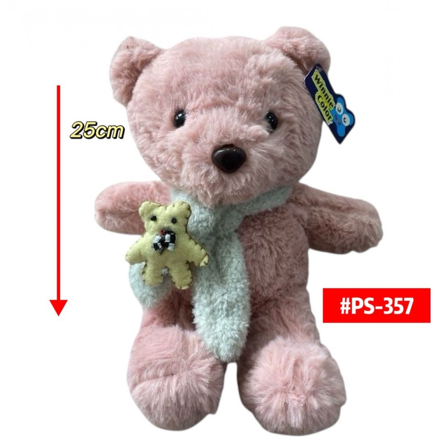 PELUCHE OSO BUFANDA OSO 25cm #PS-357