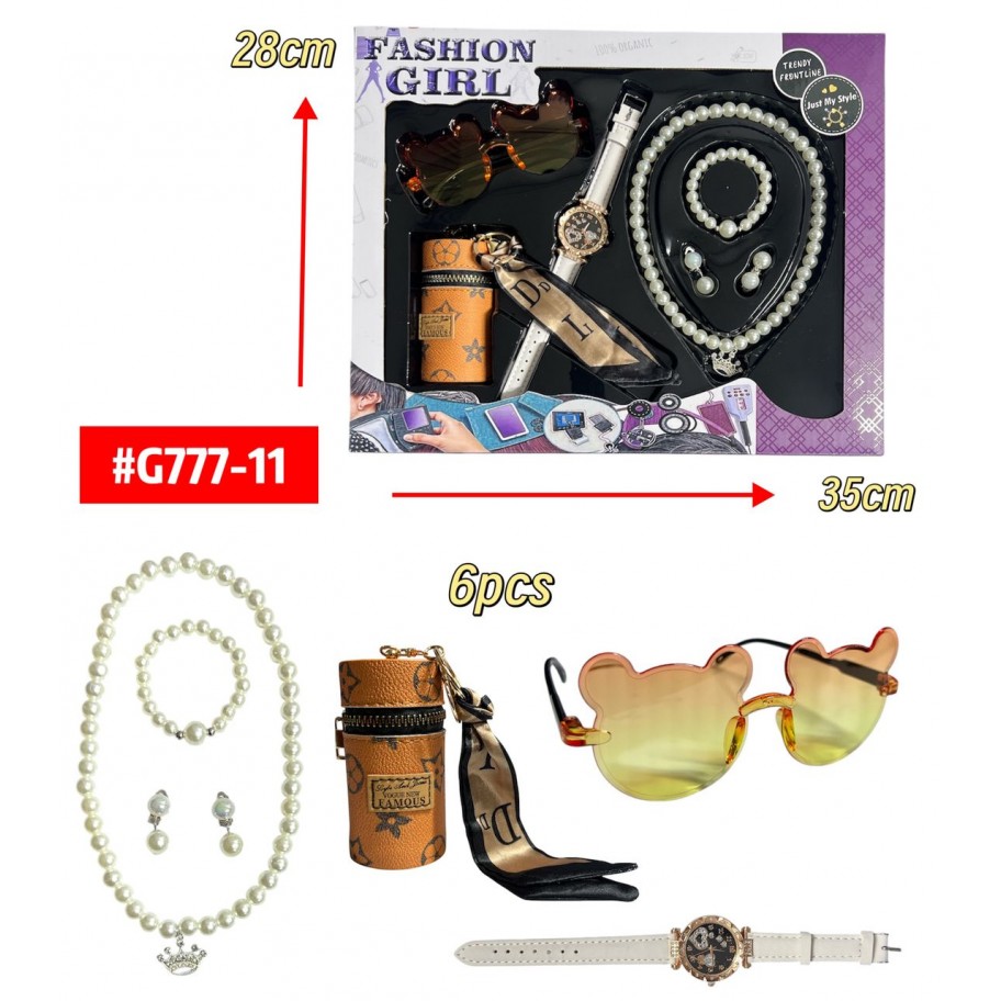ESTUCHE DE MODA 6pcs #G777-11 P.U