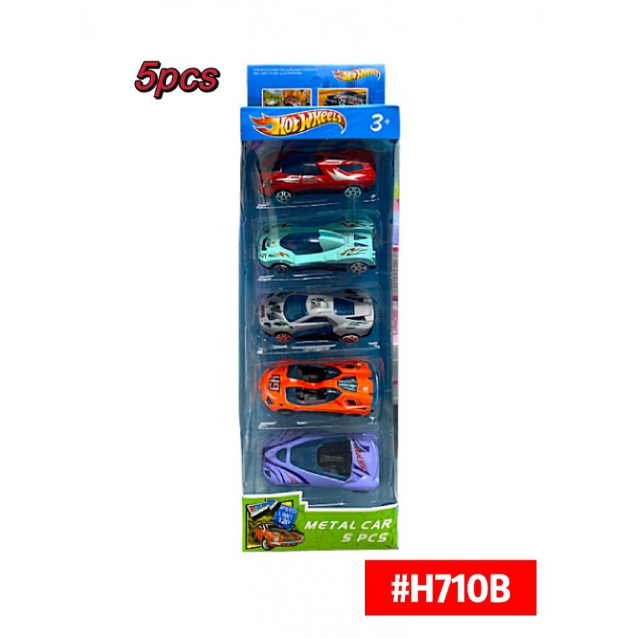 CARRITO METAL HOT WHEELS 5pcs #H710B