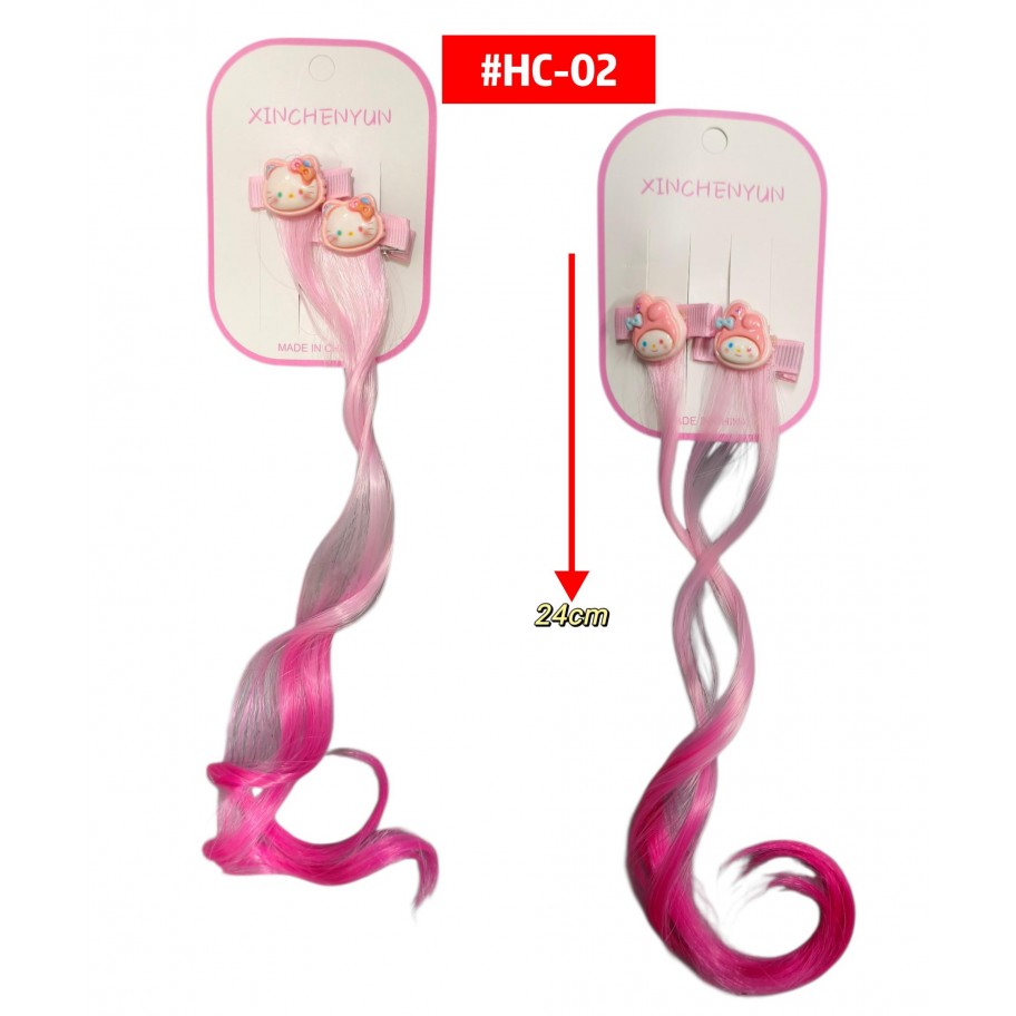 GANCHITOS *2 CON EXTENSIONES SANRIO #HC-02