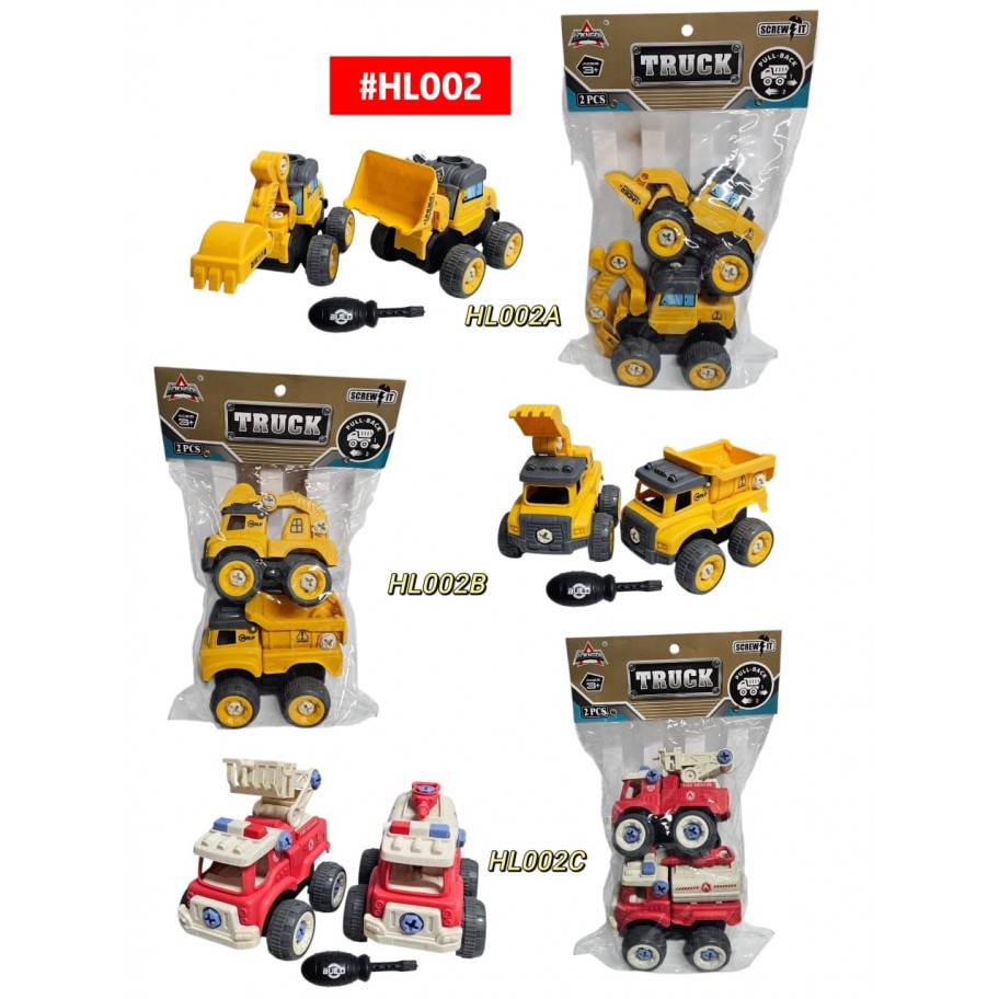 CARRITOS DE CONSTRUCCION 3pcs #HL002