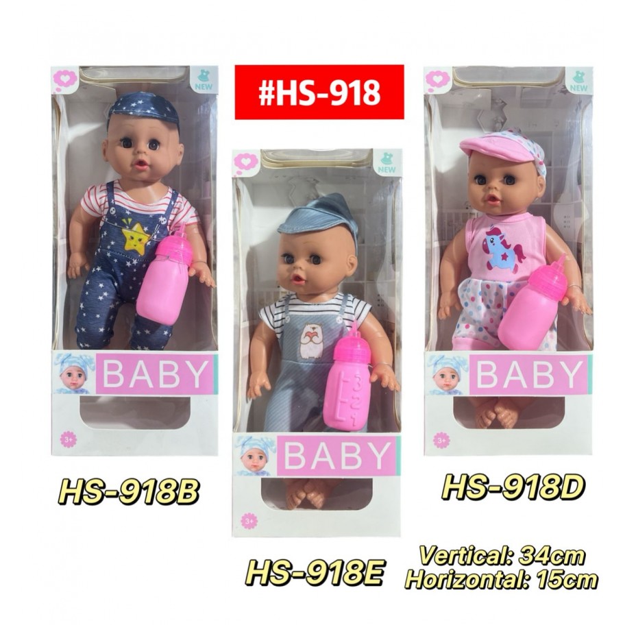 MUÑECA CON GORRA  #HS-918 P.U