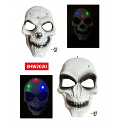 MASCARA CALAVERA CON LUCES LED #HW2020