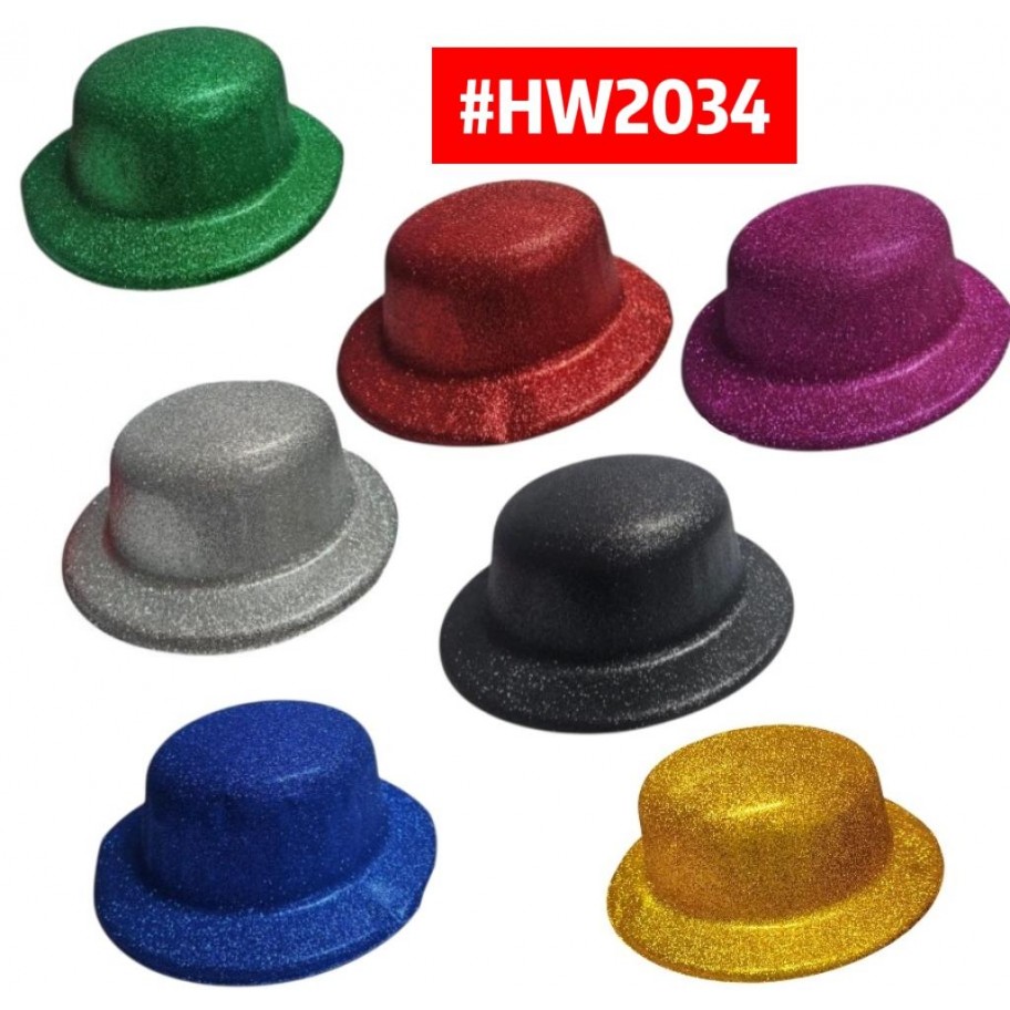 SOMBRERO REDONDO ESCARCHADO #HW2034