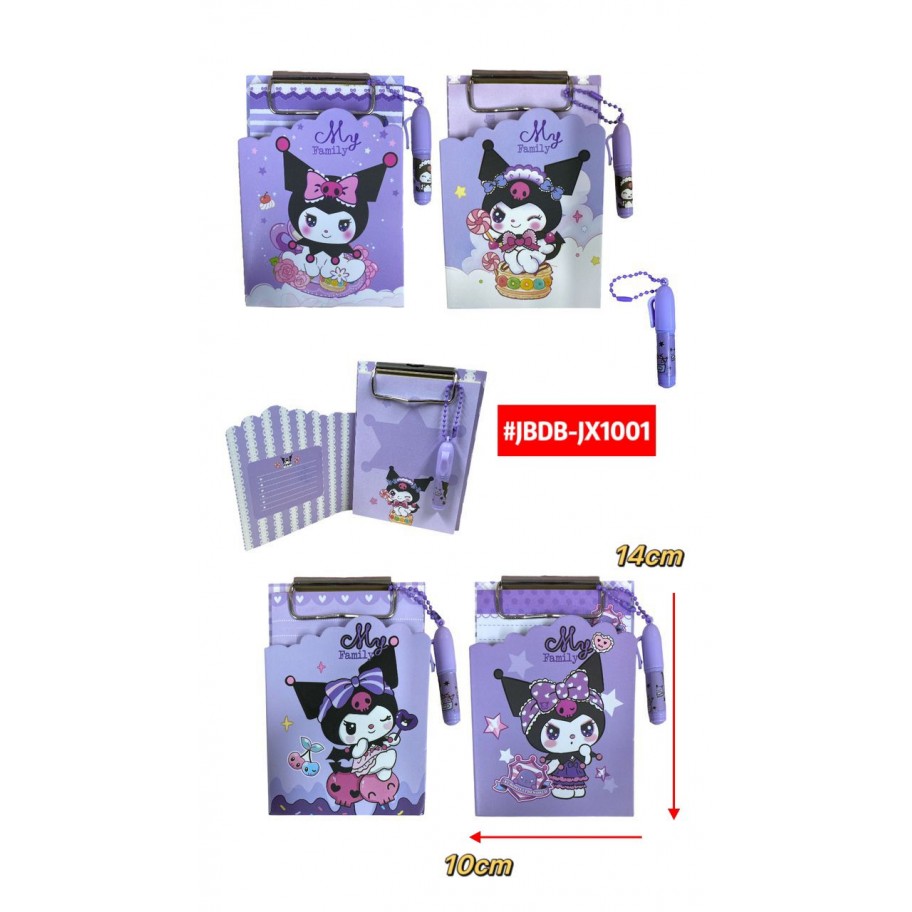 SET DE NOTAS KUROMI #JBDB-JX1001