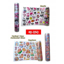 ROLLO DE STICKERS CAPYBARA SANRIO #JJ-QSQ P.U