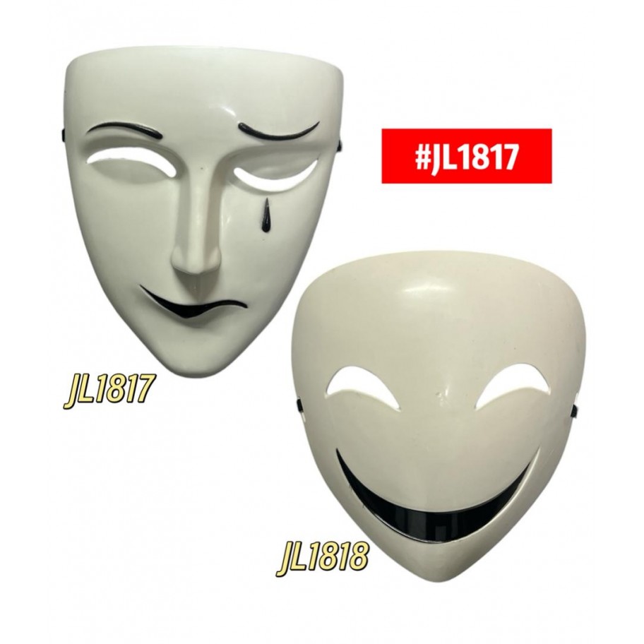 MASCARA BLANCA DE BUFON #JL1817
