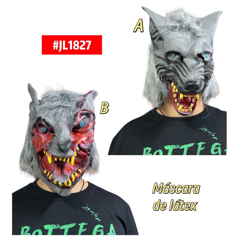 MASCARA LOBO DE LATEX #JL1827