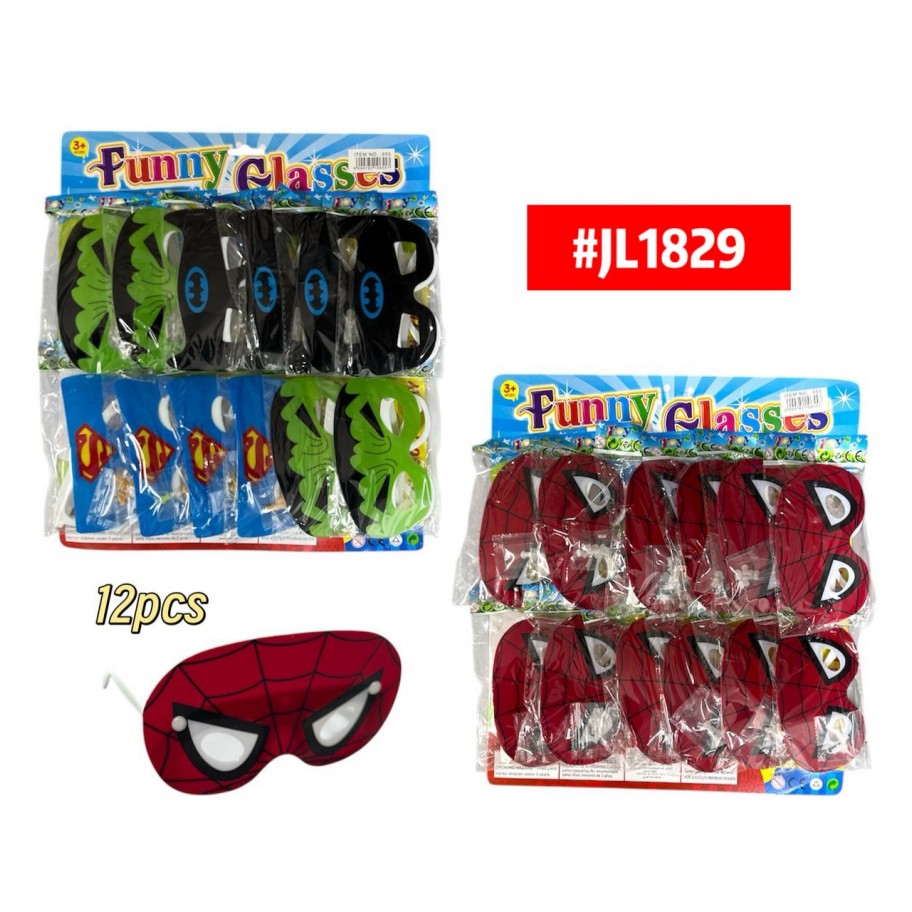 BLISTER LENTES SUPERHEROES x12 #JL1829