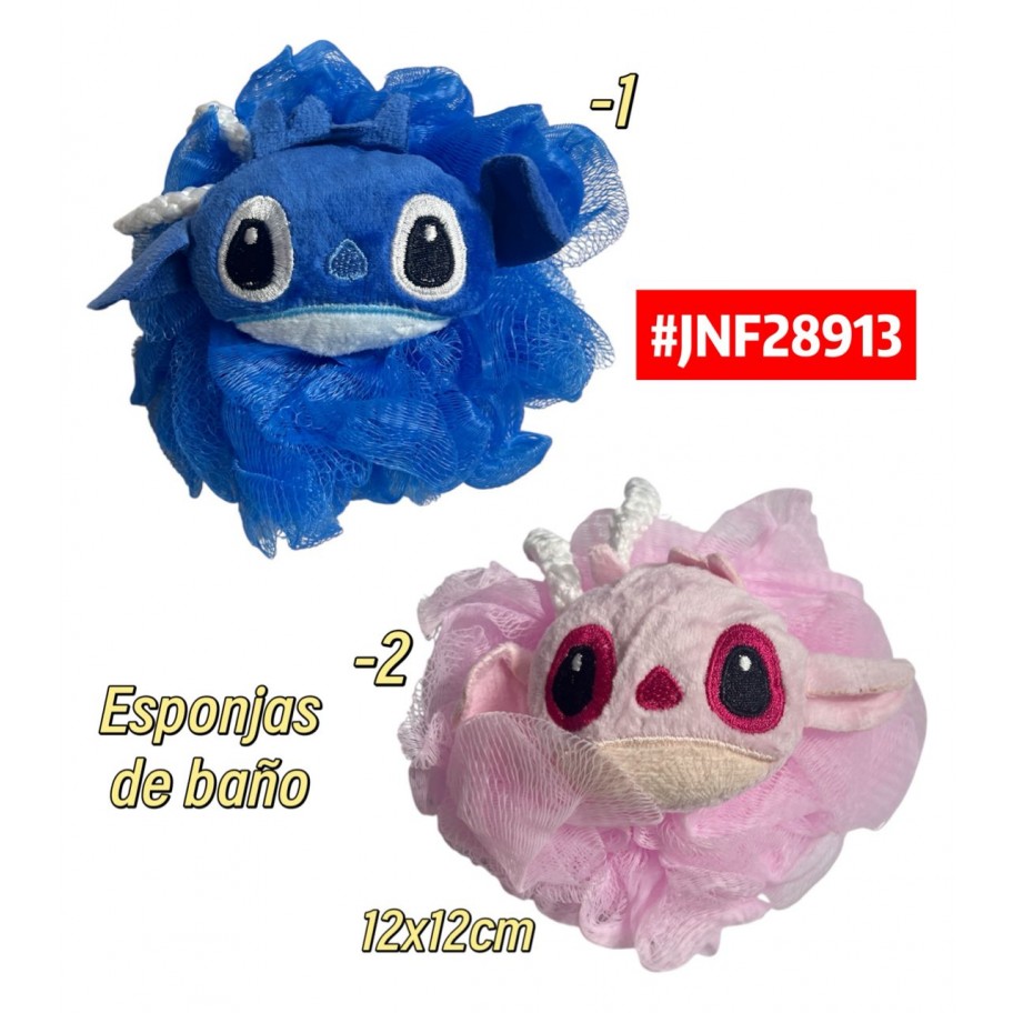 ESPONJA DE MALLA INFANTIL STITCH #JNF28913