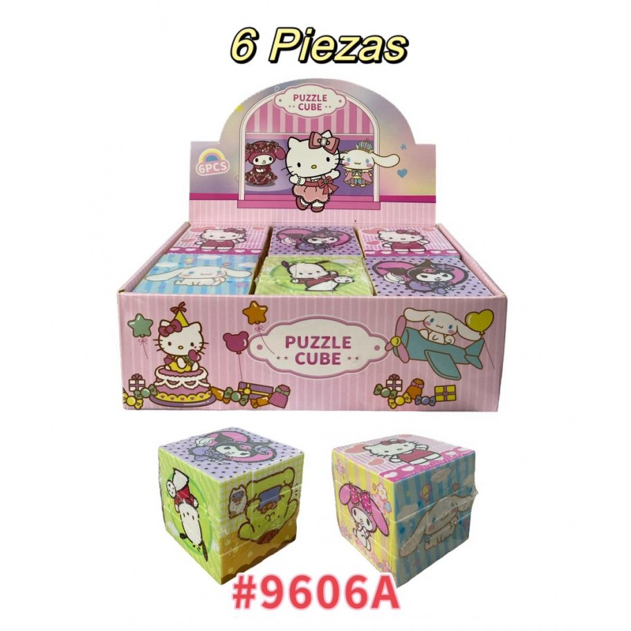 CUBO RUBIK SANRIO 6pcs #9606A